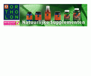 ortholon.com: Ortholon | Natuurlijke Supplementen
Informatie over voeding en gezondheid met orthomoluculaire produkten, online te koop voor particulieren en beroepsbeoefenaars.