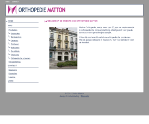 orthomatton.com: Welkom op de website van Orthopedie Matton
Matton Orthopedie