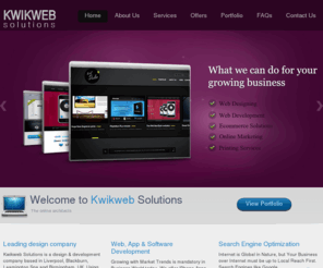 mykwikweb.com: Web Design & Development | E-commerce solutions | SEO | Online Marketing | iPhone & Andoid App Development | Web design in UK | Kwikweb Solutions
Award winning web design & development services from £369.00. Our services include iPhone & Anroid app development, ecommerce development, cms websites