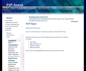 p2p-scene.com: P2P-Scene - P2P News
P2P-Scene, brings you the latest news and developments in P2P, File sharing and downloading