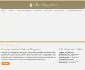 villa-mueggelsee.com: Villa Müggelsee
Villa Müggeelsee