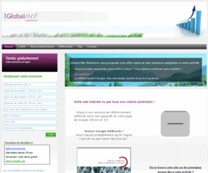 gns-referencement.com: Global Net Solutions - référencement Google Adwords
Leader Français du référencement Google Adwords avec garantie de positionnement 24h/24 7j/7. Experts "Google Adwords Qualified".
