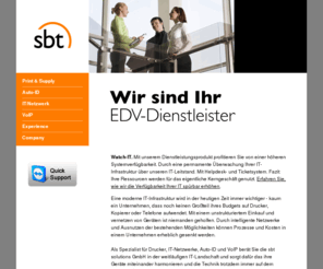 sbt-solutions.com: sbt - Wir sind Ihr EDV-Dienstleister
sbt