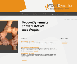 woondynamics.nl: Woondynamics>>
woondynamics,gebruikersgroep Microsoft Dynamics voor de woningcorporatie