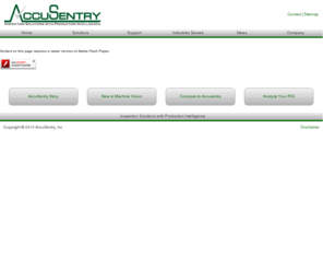accusentry.com: AccuSentry Machine Vision
