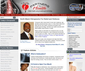 drsanon.net: North Miami Chiropractor, Miami and North Miami FL | Dr. Henry Sanon
North Miami chiropractor, Dr. Henry Sanon of Partners In Health. Call the chiropractor in Miami and North Miami who cares: (305) 758 7979