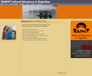 rajput-adventures.com: Discover India in a different way
Rajput cultural adventures in Rajasthan