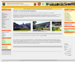 unser-himmighofen.de: Privates Internetprojekt mit Informationen,  News und mehr zur Gemeinde Himmighofen im Rhein-Lahn-Kreis
Privates Internetprojekt der Gemeinde Himmighofen. Die Gemeinde Himmighofen gehört mit 32 Ortsgemeinden zur Verbandsgemeinde Nastätten. Der Ort Himmighofen wurde schon im Jahr 1250 urkundlich erwähnt.