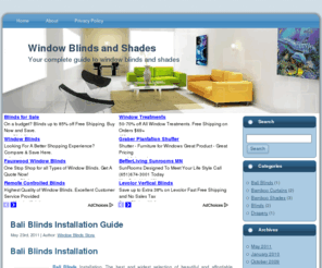 windowblindsshades.com: Bamboo Blinds | Bamboo Shades | Window Blinds Shades
Get huge discounts and free shipping info on all bamboo window blinds and shades. Beautify your home and office windows with these lovely, authentic Asian bamboo window blinds and shades today.