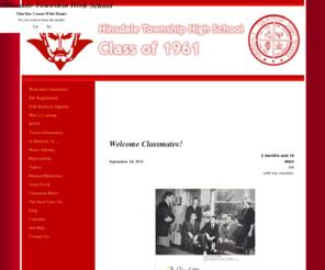 ht61.org: Hinsdale Township High School
HTHS 1961 50th Reunion Homepage