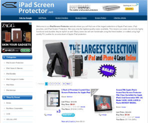 ipadscreen-protector.net: iPad Screen Protector | iPad Accessories:
Large Selection of iPad Screen Protector for Sale from different colors and types at discount prices.Buy everything you need From our iPad   Accessories store with %100 guarantee and satisfaction. (Page 1)