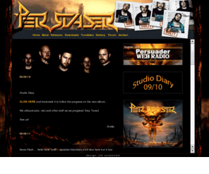 persuader.nu: Persuader, Official Website
Official website of Persuader with info about the band, lyrics and downloads