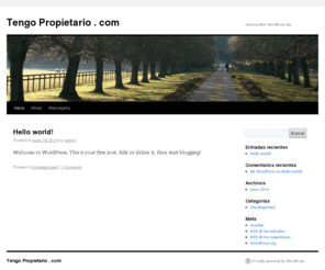 tengopropietario.com: Inicio
Inicio   