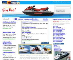 usedseadooboat.com: SeaDoo - SeaDoo Watercraft / SeaDoo Resource.
SeaDoo WaterCraft Resource. SeaDoo Parts and SeaDoo resources for the SeaDoo watercraft enthusiasts.