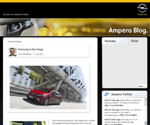 ampera-blog.de: Opel Ampera Blog | Webtagebuch zum Opel Ampera
