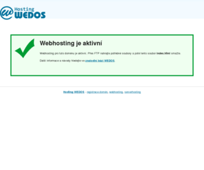 instalace.net: Webhosting je aktivní
