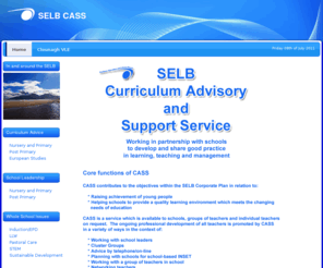 selbcass.org: CASS Home Page
SELBCass.org has details of all the exciting work being carried out by the Cass Officers for the SELB.