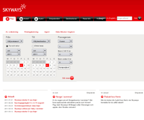 skyways.se: Skyways - Boka din flygresa här
Skyways flyger dig inom Sverige. Du flyger med oss från Terminal 3 på Stockholm-Arlanda