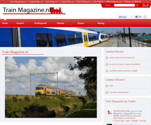 trainmagazine.nl: Train Magazine.nl - Home: Welkom
Train Magazine.nl - het Internet magazine voor treinliefhebbers.