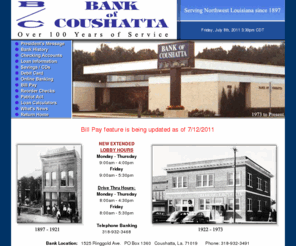 bankofcoushatta.biz: Bank of Coushatta
Bank of Coushatta