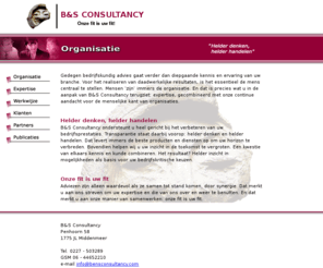 bensconsultancy.com: B&S Consultancy - Organisatie

