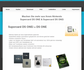 dsone.info: DS ONE - Flashcard für Nintendo DS - Home
superacard ds one flashcard, dsi player fuer Nintendo DS, DSi, dsone.info, ds one, Flashcard, nintendo cheat