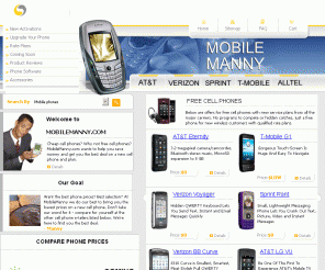 mobilemanny.com: Free And Cheap Cell Phones and Plans From MobileManny.com, Verizon, ATT, Sprint, TMobile, Nextel
