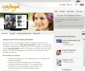 catoja.com: Interaktive animierte Kataloge mit Catoya
Interaktive Kataloge gesucht? Blätterbar und animiert? Bei Catoya.com werden Sie fündig.