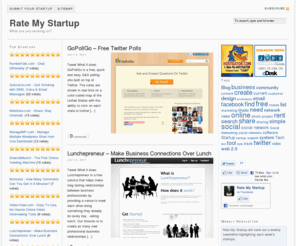 ratemystartup.com: Rate My Startup - Where to Submit Your Startup
Best place to submit your startup! Founders can share their ideas and get helpful feedback on your startup or website. Also, apply to get listed in the website directory / list to help promote your startup.
