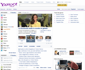 yahoo.it: Yahoo! Italia
Benvenuto su Yahoo!, la homepage più visitata al mondo. Trova rapidamente ciò che cerci, mettiti in contatto con gli amici e tieniti al corrente con le ultime notizie e informazioni.