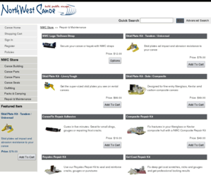  shop for paddling gear, canoe repair and canoe building supplies