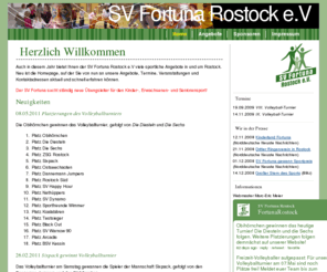 sv-fortuna-rostock.com: SV Fortuna Rostock e.V
Begrüßungsseite unserer Vereinshomepage