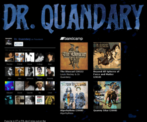 dr-quandary.com: Dr. Quandary | Downtempo Psychedelic Hip Hop | World Around Records
Free albums and content from Boston-based experimental hip-hop producer Dr. Quandary.