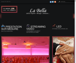 salle-labella.com: Salle La Bella, Mariages, Séminaires, Anniversaires ...
La bella, Salle de réception 77, Mariages, Anniversaires, Baptêmes,Séminaires, salle de réception seine et marne, roissy en brie,