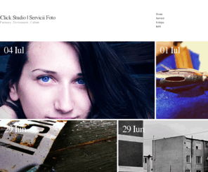 click-studio.ro: Click Studio | Servicii foto
Ai nevoie de un fotograf ? Ai ajuns unde trebuia , fie ca vrei sa-ti imortalizezi evenimetul   (nunta , botez , majorate etc) fie ca vrei o sedinta foto eu sunt solutia ta . “De ce tocmai eu” ? Simplu deoarece ofer poze de calitate la un pret pe placul tau , daca nu te-am convins da o tura pe site si urmareste pozele iar apoi daca te-am convins contacteaza-ma