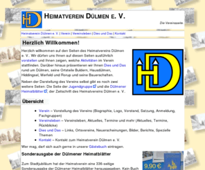 heimatverein-duelmen.org: Heimatverein Dülmen e. V.
Aktuelle Termine, Biographie, Vereinsleben, Geschichte und vieles mehr vom Heimatverein Dülmen e. V..