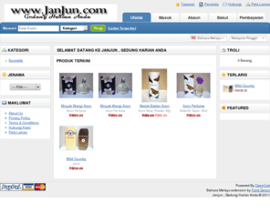 janjun.com: Janjun - Gedung Beli Belah Online Anda
Janjun , Penjual terulung bagi pakaian  berjenama dan kelengkapan aksesori wanita 