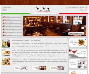 viva-ristorante.com: Italian Restaurants Glasgow - Viva Ristorante
Italian Restaurants Glasgow - Viva Ristorante is an Italian restaurant ideally located in the heart of the city centre of Glasgow, very close to Glasgow central train station, theatres and cinemas. The restaurant has full disabled acces and baby change facilities.