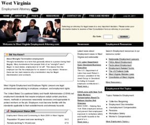 westvirginiaemploymentattorney.com: West Virginia Employment Lawyers: Attorneys For Employee Rights
Employment Attorney.com Lawyers in West Virginia specializing in Employment Attorney.com cases Toxic Chemical Exposures, Water Pollution, Lead Poisoning, Toxic Mold in West Virginia.