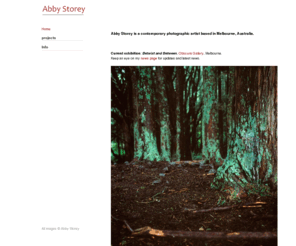 abbystorey.co.nz: Abby Storey - Photographer
Abby Storey is a contemporary photographic artist based in Melbourne, Australia.