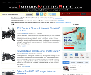 indianmotosblog.com: Indian Motos Blog | Indian Motorcycle Blog | Indian Bike Blog | Bike News | Bike reviews
Indian Motorcycle Blog with Indian bike news, reviews, scoops.