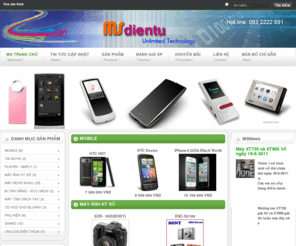 msdientu.com: MSdientu luôn luôn phục vụ bạn như Thượng đế
MSdientu chuyên kinh doanh các sản phẩm điện tử chính hãng như điện thoại, máy ảnh, máy nghe nhạc, tai nghe ...