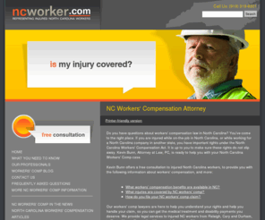 ncworkercomp.com: North Carolina Worker's Compensation Lawyers, NC Worker Comp Attorney, North Carolina Workers' Compensation
