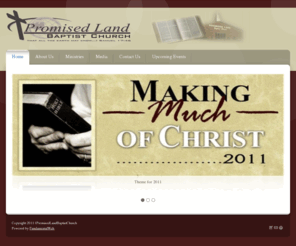 promisedlandbaptistchurch.org: Promised Land Baptist Church - Welcome
