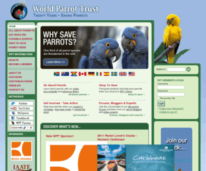 worldparrottrust.org: World Parrot Trust - Saving Parrots Worldwide
Leading charity for parrots. Find information about parrots conservation and welfare with our encyclopedia, reference library, parrot experts, bloggers, forums, galleries, and products