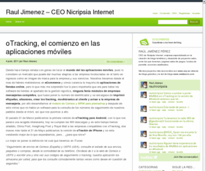 rauljimenez.es: Raul Jimenez - CEO Nicripsia Internet
CEO Nicripsia Internet