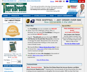 therabrath.com: Bad Breath and Halitosis - Dry Mouth and Lousy Taste eliminated safely and effectively with TheraBreath and other products by Dr. Harold Katz
Eliminate bad breath, halitosis, dry mouth, and lousy taste with TheraBreath and other fresh breath products by Dr. Harold Katz - Your Bad Breath and Halitosis can become Fresh Breath
