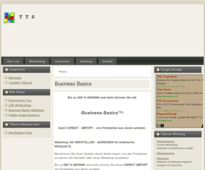 tiderom.com: Startseite
Top Einkommen durch Direktimport aus Asien mit business-basics