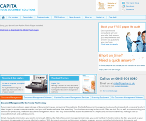 capita-tds.net: Document Management Services | Software For Scanning & Storage | Capita Total Document Solutions
Capita Total Document Solutions, part of the FTSE100 Capita Group, are leaders in document management services, providing specialist software for scanning & storage.
