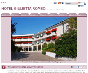 giuliettaromeo.com: Hotel Giulietta Romeo, Lazise - Garda Lake
Hotel Giulietta Romeo - Lazise, Information and reservations, direct booking, news and events, Garda Lake